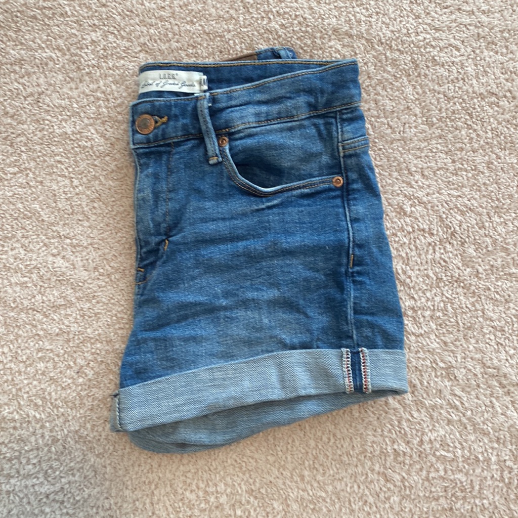 Cuffed Denim Short